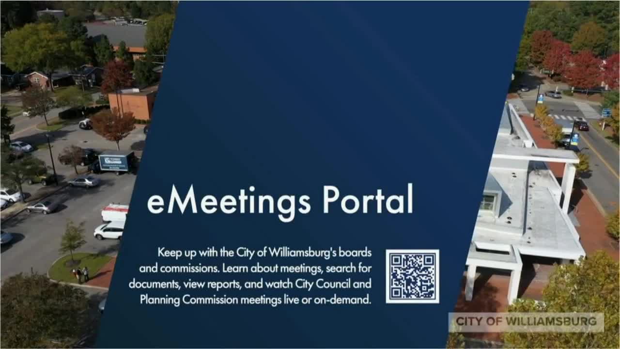 Thumbnail image for Williamsburg City Council Work Session - January 8, 2024