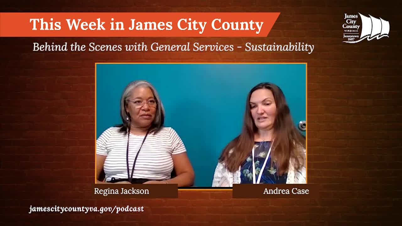 This Week in James City County: Behind the Scenes with General Services - Sustainability