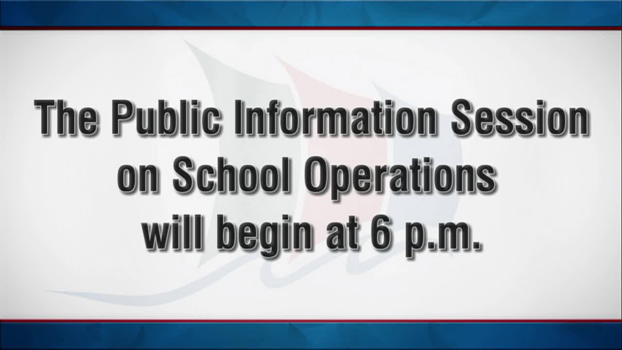 Thumbnail image for Public Information Session: School Operations in James City County