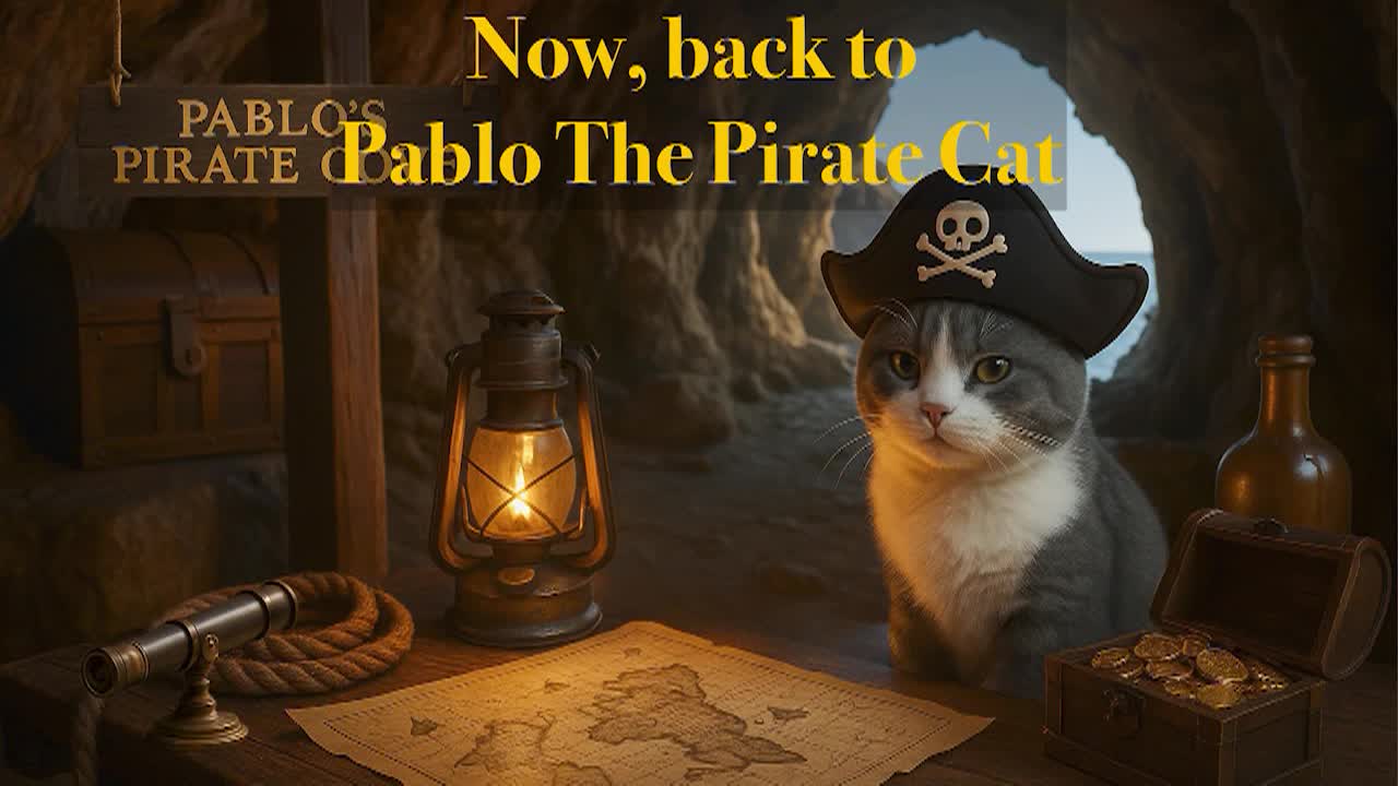 Pablo Guards the Gold - A Pirate Cat Adventure