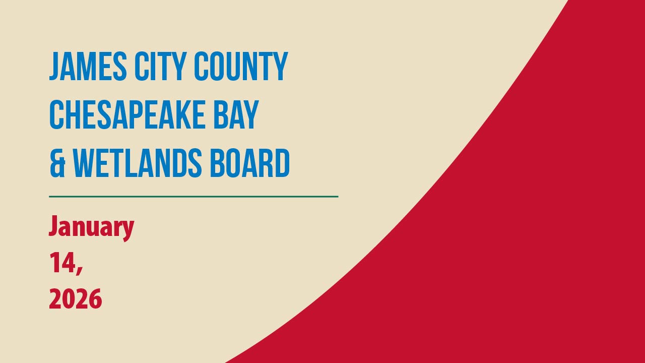 Chesapeake Bay & Wetlands Board Meetings - January 14, 2026