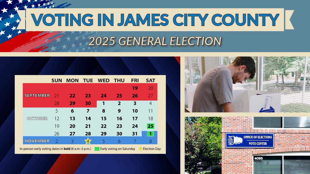 Thumbnail image for Voting in James City County (2025 General Election)