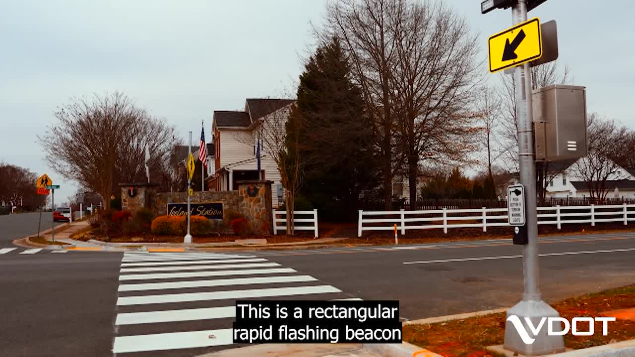 Thumbnail image for VDOT: How to Use a Crosswalk with a Rectangular Rapid Flashing Beacon (RRFB)