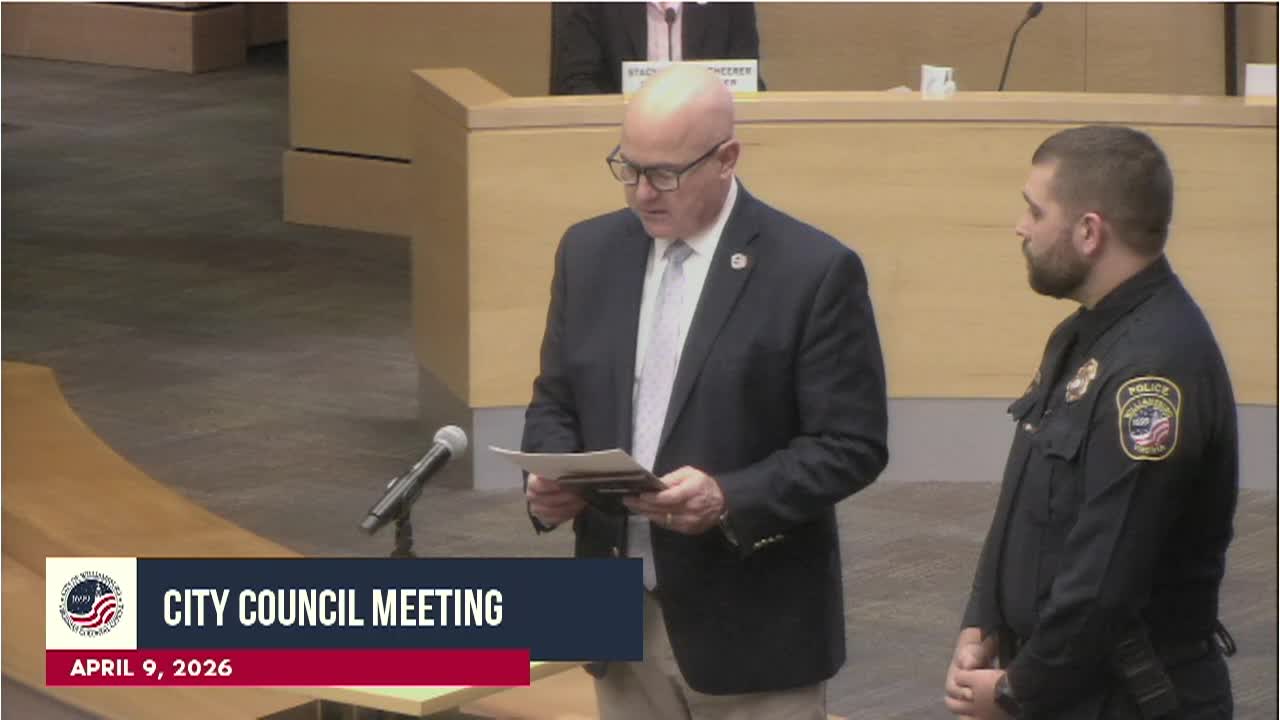 Thumbnail image for Williamsburg City Council Rebroadcast - April 9, 2026