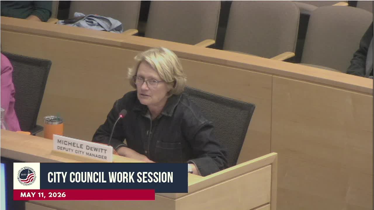 Thumbnail image for Williamsburg City Council Work Session Rebroadcast - May 11, 2026