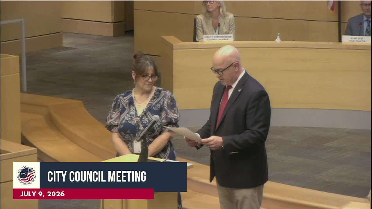 Thumbnail image for Williamsburg City Council Rebroadcast - July 9, 2026