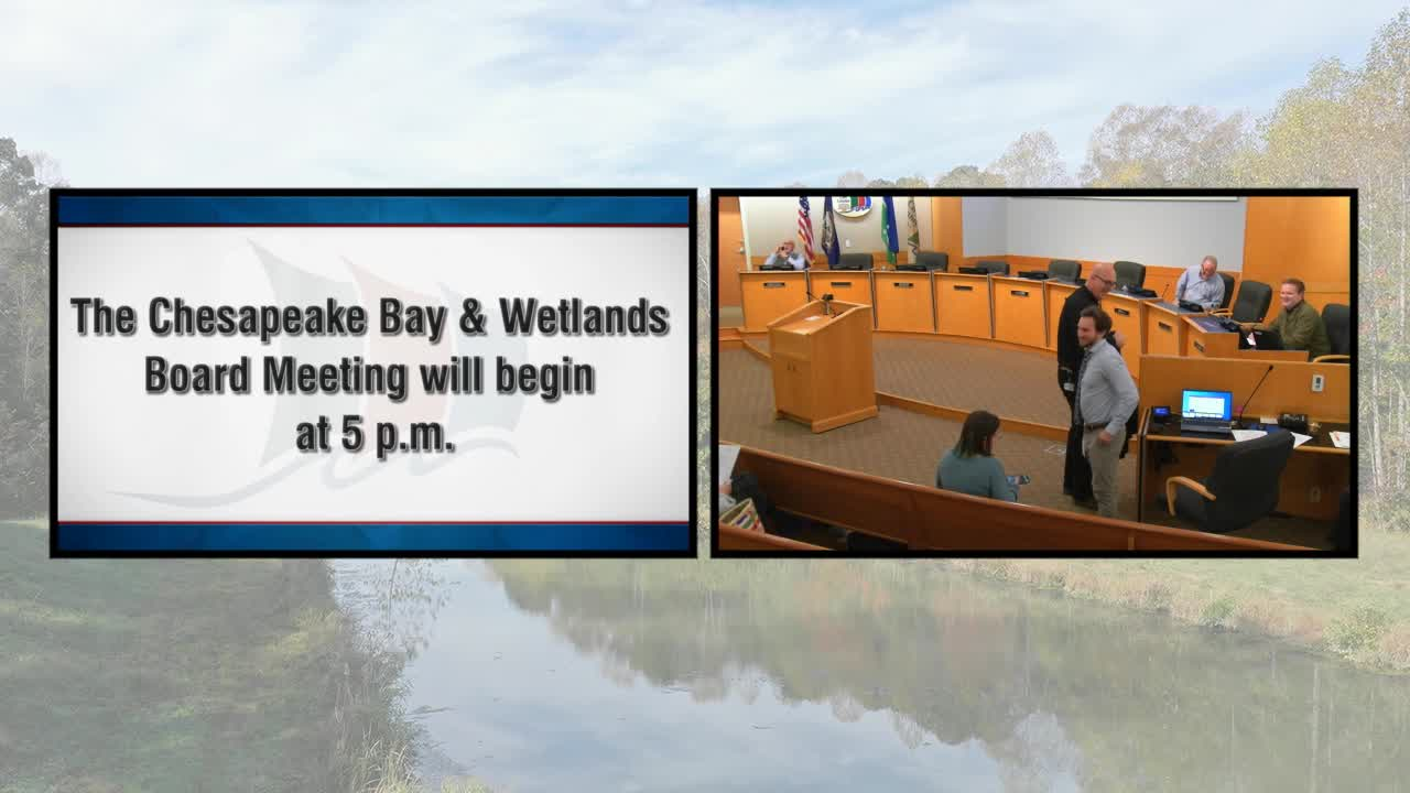 Thumbnail image for Chesapeake Bay & Wetlands Board Meetings 12/14/22