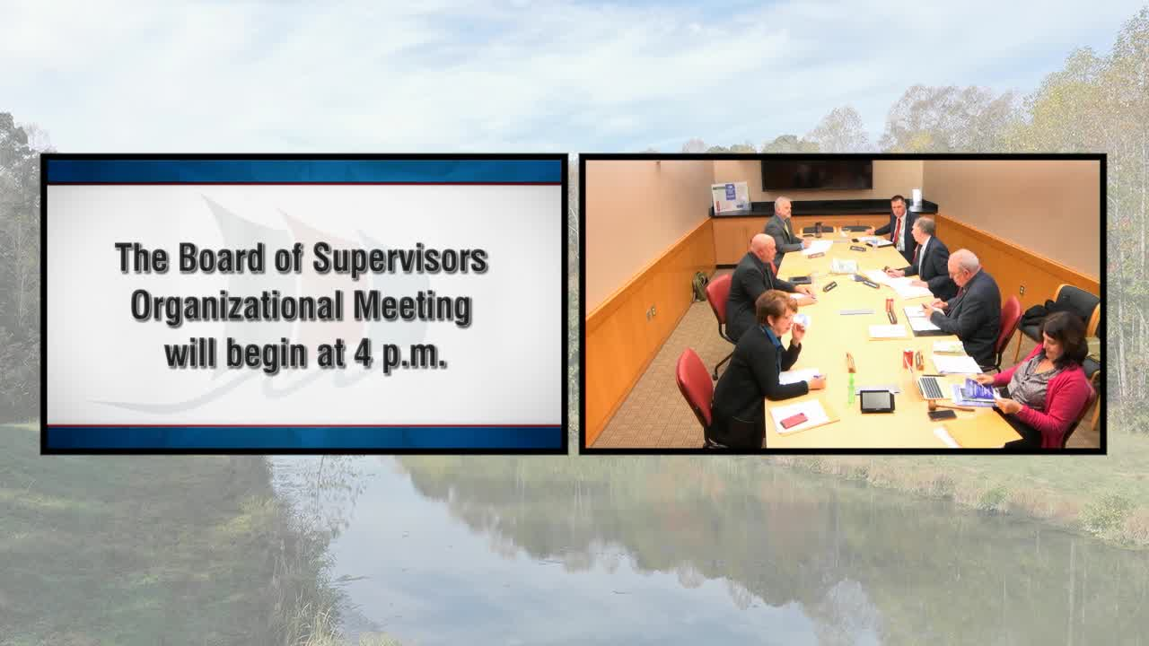 Thumbnail image for James City County Board of Supervisors Organizational Meeting 1/10/23