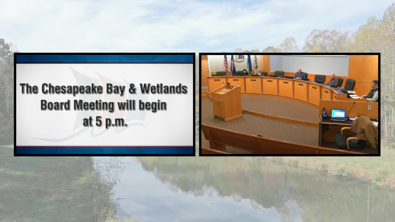 Thumbnail image for Chesapeake Bay & Wetlands Board Meetings 1/11/23