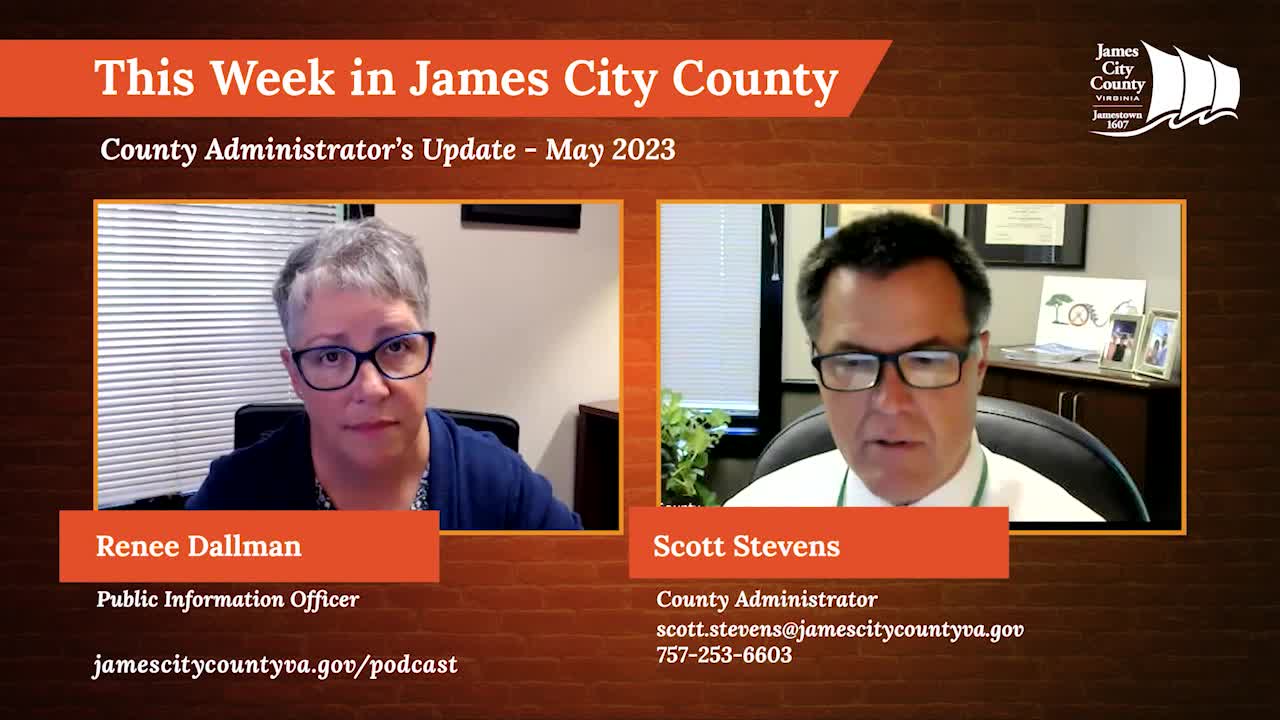 Thumbnail image for This Week in James City County: County Administrator’s Update – May 2023